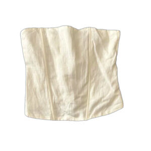Women’s White Bustier with Boning for Shape, size Small